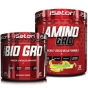 iSatori Bio- GRO proteinszintetizáló - ízesítetlen (60 szervadék) és iSatori Amino- GRO BCAA por - fagyasztott limonád (30 szervadék)