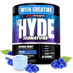 Javaslatok Mr. Hyde Aláírás Előkészítő Port kreatin, Beta Alanine & koffein - Teljesítmény, Energia & Tartósítás - Tiszta Fitness & Gym kiegészítők a férfiak és nők (Blue Razz, 30 szerváció)