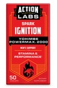 Action Labs Yohimbe PowerMax 2000, Men 's Support for Stamina and Performance, Yohimbe, Magnézium, Kalcium, Foszfor, 50 Capsules, 25 Servings