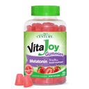 21. századi VitaJoy Melatonin 5mg gumicukor (120 gróf), Epres ízesíthető rágótabletta felnőtteknek, Promotes relaxáció és nyugalmi alvás, Non-Habit Forming, Gluten- mentes