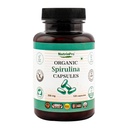 USDA Organic Spirulina kapszula - 100% -os tiszta vegán kiegészítés, nem-GMO, gluténmentes, vegyszermentes (120)
