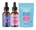 JoySpring SleepBerry Liquid Melatonin, Magnézium Citrate & Glicinate Drops, és Mood Saffron Pixie Stick gyerekeknek