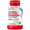 Nature 's Fusions Dihydroberberine Supplement 200mg 60 kapszula - Ceylon fahéjjal, 5X Hatékonyabb, mint a reguláris Berberine HCL - Nutri kiegészítők