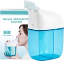 Nasal öntözési rendszer, orröblítési gép, Sinus Rinse Machine, Sinus Cleaner Machine vízzel tartály és hulladék gyűjtemény tartály - Orr tisztító Sinus, Sinus Felnőtt, Allergia Relief - kék