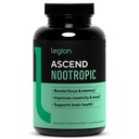 LEGION Athletics Ascend Nootropic - All-Naturale Gehirn-Ergänzungen für Gedächtnis und Fokus - Nootropics Gehirn-Supplement mit Alpha-GPC - Gehirn-Ergänzung für Alertness & Mood-Support, 30 Servietten