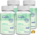 CoQ10 600mg Softtfells A124; High Absorption CoQ10 Ubiquinol Supplementa 124; Redukált Form Enhanced with E & Omega 3 9 9 Database 124; Antioxidant Powerhouse Good for Health 124; 240 Softgels
