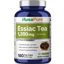 NusaPure Essiac Tea 1350 mg 180 Veggie Caps (Vegetáriánus, Non-GMO)