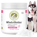 Wholistic Pet Organics WholeBiotics - Daily Dog Probiotics for Digestive Health Support & Immune Boost - 9 Strains - Prebiotics & Probiotics for Dog & Cats - Gut Health for Dog - 1 Oz - 28 Scoops