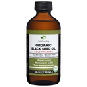Organic Black Seed Oil - USDA Certified Cold Pressed Glass Bottle Over 1,5% Thymokinone 3X strength Turkey Black Cumin Nigella Sativa non-GMO 100% Tiszta feketemag olaj (8oz Üvegpalack)