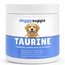 Doggy Supps Taurine for Dogs, Taurine Supplement for Dogs, Immune Support, Boost Energy & Vitality, Skin & Coat Health for Heart, Vision & Daily Wellness, 200 Grams (1)