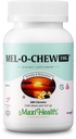 Maxi Health 1 mg Melatonin rágótabletta - Felnőttek és gyerekek Melatonin, hogy ösztönözze a természetes alvás - Non-Habit Forming Kosher Alváskiegészítés Enzymax Fast- Acting Support (200 egység)