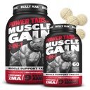 Bully Max 2 - in1 Izomjavító rágótabletta kutyáknak és felnőtt kutyáknak - Kutya Vitaminok és kiegészítők izomnövekedéshez - Kutyák Puppy multivitaminok minden Breeds & Ages - 60 tabs (2 üveg)