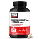 Kraftfaktor Magnesium + L-Theanin, Magnesium-bisglycinat-Ergänzung zur Unterstützung von Knochen, Muskeln, Nerven, Entspannung und Stimmung, Vegan, kein Gelatine, Non-GMO, 120 Gemüsekapseln