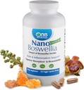 One Planet Nutrition Nano Boswellia 500 mg Veggie kapszula (120 adag), Boswellia serrata Resin, Támogatja a kognitív funkciót az agy egészsége, Non-GMO, Vegan, Gluten- Free