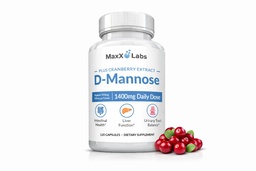 D Mannose kapszula - Gyors cselekvés 1400 MG Extra Strength DMannose Kapszula a húgyhólyag egészsége erős Cranberry kivonat & Hibiscus Virág támogatás UTI Relief kiegészítés - 120 Ct