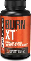 Jacked Factory Burn -XT Klinikailag tanulmányozta Fat Burner & Weight Loss Supplement - Appetite Suppressant & Energy Booster - Acetil L- karnitin, Zöld tea kivonat és több - 120 Natural Diet Pills