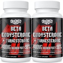 1400mg Beta Ecdysteron és Turkesteron kiegészítők, maximalizált 98% Beta Ecdysteron & 20% Turkesteron kivonat izomtömeg, erő, fehérje szintetika, 120 kapszula