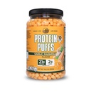 Twin Peaks Protein Puffs - (fokhagyma parmezán), Keto Friendly, Low Carb Snack (300g, 21g protein, 2g Net szénhidrát, magas fehérje, egészséges Crunchy Snack)