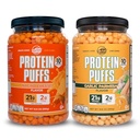 Twin Peaks Low Carb, Keto Friendly Protein Puffs, 1 Jug Parmesan Flavor Puffs + 1 Jug Nacho Cheese Flavor Puffs