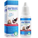 Fülfertőzés kezelése cseppek kutyák és macskák, 1% hydrocortisone Soothing Kutya Élesztő fertőzés, Itchy fül Relief- kezelés Fül fertőzések kutyák és macskák - 2 fl oz