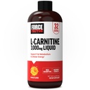 Kraftfaktor L-Carnitin Flüssigkeit 3000mg, maximale Stärke Ergänzung zur Unterstützung des Fettstoffwechsels, Cellular Energy & Muskel Erholung, High Absorbing, Non-GMO, Orange Flavor, 16 oz Flaschen