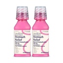 Foster & Thrive Gyomor Relief Liquid for Hányinger, Heartburn, emésztési zavar, Felkavaró Gyomor, Hasmenés - Fast Relief for 5 Tünetek, Antikrhea, Bismuth Subsaliclate 525 mg, Original, 8 oz (Pack of 2)