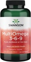 Swanson Multiomega 3- 6- 9 (Flax Borage Fish) 2400 milligramm 120 Sgels