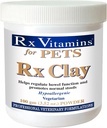 Rx Vitamins Rx Clay Powder for Pets - Anti Gas & Anti Hasmenés kutyáknak és macskáknak - Pet Digestive Health & Stool Support - Cat & Dog Supplement for Elimination- 3.52 oz.