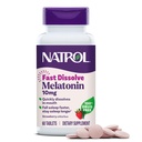 Natrol Melatonin 10 mg gyors oldódó tabletta - Epres Flavor, 60 gróf, alvászavar, gyors feloldás Melatonin felnőttek számára, 60- napos ellátás