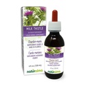 Naturalma Milk Thistle (Silybum marianum) Gyümölcs és gyógynövény Alkoholmentes Tinktúra - 4 fl oz Folyékony kivonat cseppenként - Gyógynövény kiegészítés - Vegan