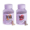 Lemme Curb and Burn - Metabolizmus, Keserű támogatás & Súlykezelés klinikailag tanult króm Picolinát, Gynostemma, Fahéj, Zöld tea, B6-vitamin & B12 - gluténmentes, 60 Count E