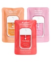 Touchland Hydrating Hand Sanitizer Spray - Juicy Trio Set (Wild Görögdinnye, Bársony Barack, Berry Bliss) - 3 x 1 FL OZ Utazási méret