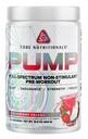 Core Nutritionals Pump Full- Spectrum Non- Stimulant Pre- Workout, N03T Nitrate, Peak02, Alpha GPC, maximális szivattyú, erő, és teljesítmény 20 Servings (Strawberry Colada)