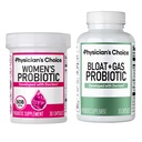 Orvosi CHOICE Nők probiotikus 30ct + Bloat & Gas probiotikus 30ct - Advanced Digestive Health Bundle for Women