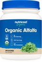 Nutricost Organic Alfalfa Powder 1LB - USDA Certified 100% Organic, Vegetáriánus, Non-GMO, Gluten Free