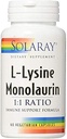 Solaray L- Lysine Monolaurin 1: 1 arány, 60 kapszula (2 csomag)