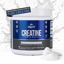 Mikronizált kreatin-monohidrát Por, Vegán kreatin por ízesítetlen, kiegészítők a férfiak, Tiszta Workout Essentials for Women, NSF Certified (150g) (5g Per Serv) (30 Servings) - Vida Fit