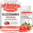 2 Pack Glucosamine Chondroitin Gumies, Glucosamine Chondroitin MSM, Elderberry, Turmeric - Joint Support Supplement for Felnőttek, Férfiak és nők, 120 gróf