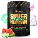 ALPHA Lion Superhuman Pump Pre Workout Powder, koffein Free & Stim Free Pretosure Supplement, Nitric Oxide Booster, Muscle Gainer, Energy & Focus (42 Servings, Muscle Melon Flavor)