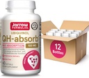 Jarrow Formulas QH- Absorb 100 mg Max Absorption- CoQ10 Ubiquinol- maximum 60 szervadományozás (Softgels) - Mitokondriális egészség támogatása, celluláris energiatermelés és egészséges szív- és érrendszeri funkció, 12-es csomag