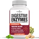 NEW AGE Digestic Enzimes for Gut Health - Probiotic Multi Enzimes with Prebiotics and Probiotics with Lipase for Women and Men for Digestive Health, Daily Enzimes for Digestion - 60 Count