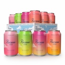 Recess Mood Magnézium & Adaptogen Drink, Relaxációs ital, 12 Ounce (Variety Pack, 12 Pack)