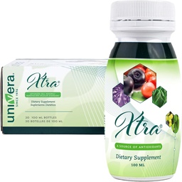 Universa Xtra Minis, Multianimatic fruites Complex, 15 Natural Ingredients, Stress Management, Focus & Clarity, Joint Comfort, Antioxidáns védelem - 3.38 Fl Oz (20-as csomag)