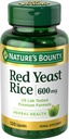 Természet Bounty Red Yeast Rice Pills és Gyógynövény-egészségügyi kiegészítés, Diétás Additive, 600mg, 120 kapszula