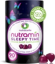 Nutramin Álmosság Gumi: A Vegán, Sugar-Free, Natural Melatonin 5mg hosszabb mély alvás - No Next-Day Groggness, Non-Habit Forming Delicious & Drug- Free Allergy- Safe Herbal Alvási Gumies