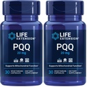 Lebensverlängerung PQQ, Pyrrolochinolin Quinone, 20 mg, fördert das Wachstum der neuen Mitochondrien, Glutenfrei, Non-GMO, Vegetarisch, 1 Täglich, 30 Kapseln (Pack von 2)