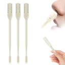 Nasal Hair Cutter for Women Men,2025 Upgraded Manual 360° Rotating Nostril Hair Removal Tool Double Sided Nose Hair Blade,Nose Hair Trimmer with Ear Picker for Travel Essentials (Beige, 3 packs)