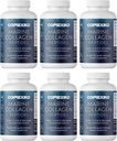 CORREXIKO Marine Collagen Supplement Pills - 1800mg hidrolizált kollagén peptidek per szerving hozzáadott hialuronsav, C-vitamin & Ásványok - haj, bőr és körmök - 720 kapszula 6 hónapos ellátás
