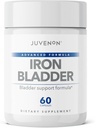 Juvenon Iron Bladder - gyógynövény kiegészítés egészséges húgyhólyag funkció - inkontinencia támogatás tökmag kivonat, Soy Germ kivonat, Saw Palmetto