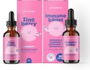 JoySpring Cink C-vitaminnal Folyékony kiegészítés Immuntámogatás gyerekeknek, 1 fl oz